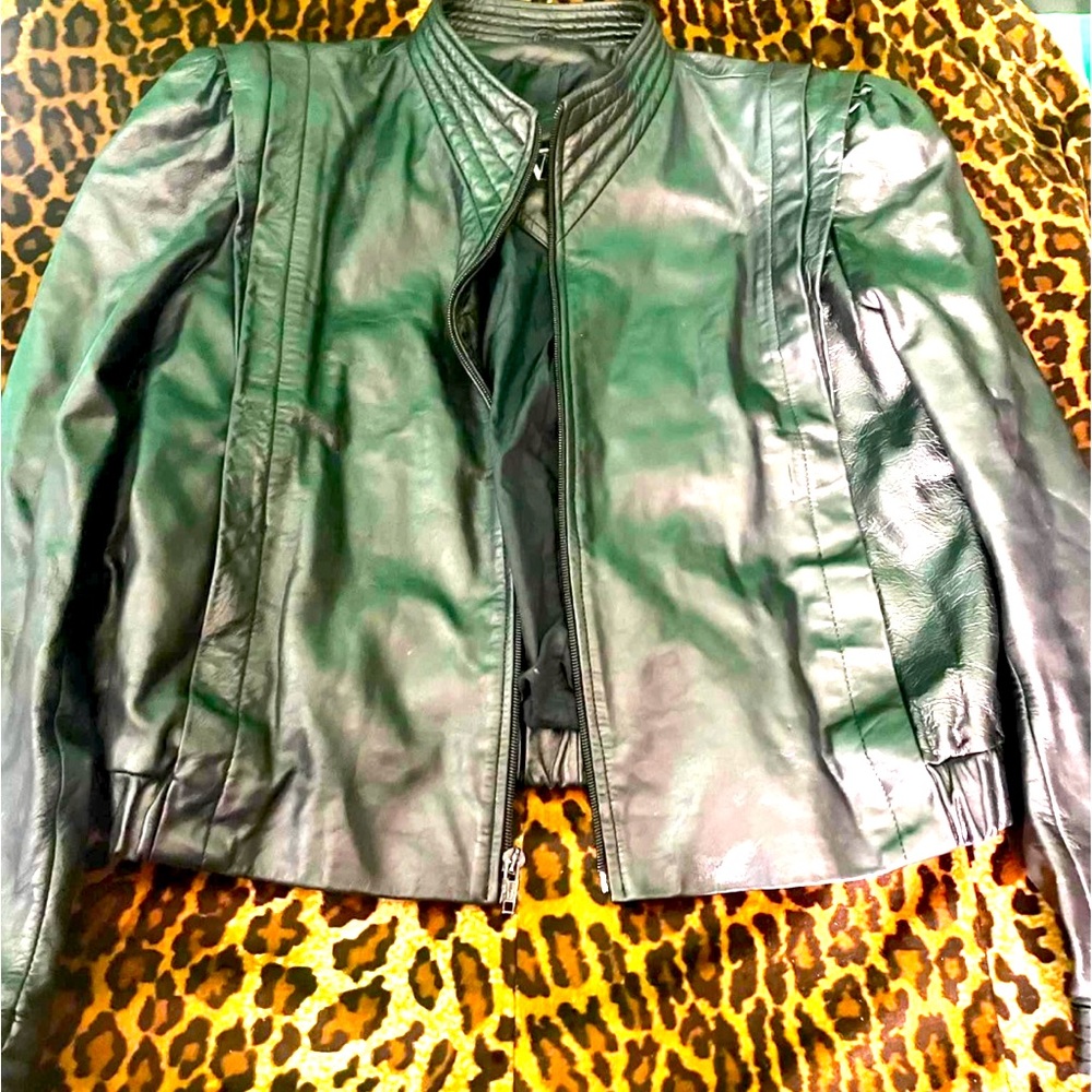 Women's Black Leather Jacket